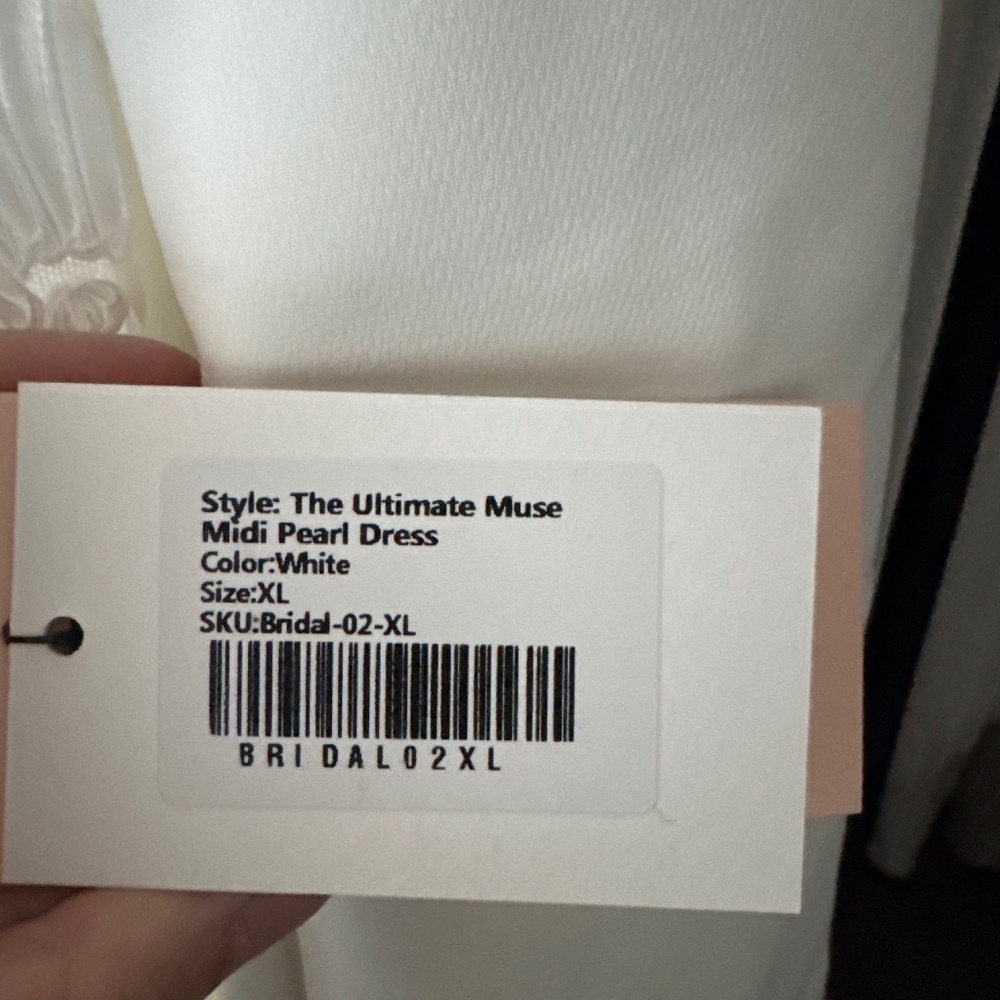 Oddmuse London The Ultimate Muse Midi Pearl Dress